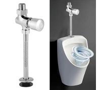 Gettimore Bouton de valve de chasse d'urinoir manuel avec arrêt automatique pour toilettes publiques, mécanisme de chasse d'eau en alliage économiseur d'eau