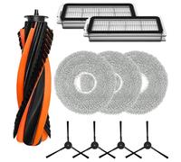 Gettimore Brosse principale, 4 brosses latérales, 2 filtres et 3 chiffons pour robot aspirateur Cecotec Conga X70