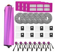 Gettimore Brosse principale, brosses latérales, filtre pour Eureka J15 pour aspirateur Evo Ultra auto-vidage robot, poussière, squames, lavable et réutilisable (B)