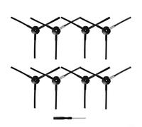 Gettimore Brosses latérales de rechange pour aspirateur robot Medion MD 18510 MD 18503 MD18600 et V5 S Pro V5S Pro