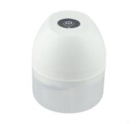 Gettimore Broyeur à ail électrique et hachoir à viande multifonction pour cuisine alimentaire compact 9,1 x 9,1 x 9,1 cm Blanc