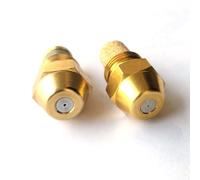 Gettimore Buse de brûleur à huile pour diesel et méthanol, angle de pulvérisation de 60 degrés, corps en laiton avec pièces de dosage en acier inoxydable, compatible avec filetage BSPT 9/16", débit
