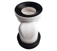 Gettimore Buse de vidange WC avec joint en caoutchouc pour un ajustement sûr offert en droite et différents décalages excentriques (D)