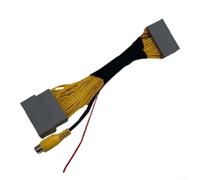 Gettimore Câble adaptateur 32 broches pour caméra de recul Honda Civic 2011 ~ 2016 entrée vidéo de voiture