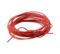 Gettimore Câble chauffant en fibre de carbone 6K 5 m, fil thermique isolé en PTFE pour protection contre le gel, conduction thermique rapide, diamètre extérieur de 1,8 mm, 220 V