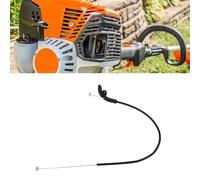 Gettimore Câble d'accélérateur de rechange pour débroussailleuse Stihl FS40 FS50 FS56 FS70 KM56 HT56, partie 4144-180-1104, ligne métallique noire, 42,9 cm