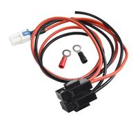 Gettimore Câble d'alimentation CC à 4 broches 12 AWG 30 A pour ICOM IC-7000/IC-7600, FT-450/TS-480, FT-950, fil AWM 1015 résistant à la chaleur de 105 °C, noir/rouge