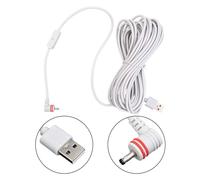 Gettimore Câble d'alimentation et adaptateur pour Ring Spotlight Cam PlusPro, 76 m10 m, résistant aux intempéries Blanc