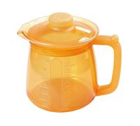 Gettimore Cafetière portable en silicone incassable de qualité alimentaire pour la maison, le bureau, le camping, passe au lave-vaisselle, 15 x 13 x 10,5 cm (500 ml, beige)