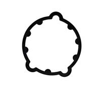 Gettimore Cale d'espacement décalée de plateau de 2 mm pour pédaliers à 3 boulons, entretoise de manivelle en alliage d'aluminium pour joint de volant d'inertie, compatible avec les plateaux à montage