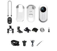 Gettimore Caméra corporelle compacte 1080p portable avec vision nocturne et objectif grand angle de 120°, prend en charge 512 Go, pour les aventures en plein air