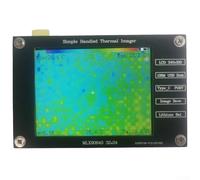 Gettimore Caméra d'imagerie thermique portative 320 x 240 Résolution IR Écran TFT 2,8", plage de -40 °C à 300 °C, chargement USB-C, rafraîchissement 8 Hz, pour usage industriel et domestique
