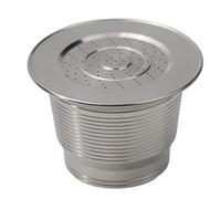 Gettimore Capsules de café réutilisables en acier inoxydable 304 pour dosette de filtre en métal permanent Nespresso avec maille fine Argenté 1 paquet de type normal