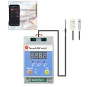 Gettimore Capteur intelligent de température et d'humidité du sol avec minuterie, contrôle par application pour Tuya/Smart Life, compatible avec Alexa et Google Assistant