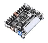 Gettimore Carte adaptateur d'alimentation ATX réglable 20/24 broches pour ordinateur, sortie 5 V 12 V -12 V 3,3 V avec affichage de tension, port de charge rapide USB, test électronique