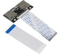 Gettimore Carte adaptateur Solid State Drive pour SD SDXC TF 40 broches vers CE/ZIF/SSD, double port, prend en charge jusqu'à 1 To, design compact en métal
