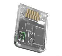 Gettimore Carte mémoire pour GameCube pour Wii 128 Mo, affichage numérique | for gamecube for wii solution de sauvegarde fiable, état numérique en temps réel intégré, carte virtuelle 8 x 16 Mo gestion
