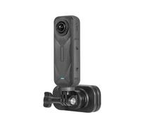 Gettimore Clip de sac à dos magnétique pour Insta360 X5/X4 Support de caméra rotatif à 360°, ABS durable avec coussinet en silicone, pince à ressort solide pour randonnée, ski, cyclisme
