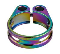 Gettimore Collier de serrage de tige de selle en alliage d'aluminium pour vélo Enlee Mountain - Serrure creuse - 31,8 - 34,9 mm - Verrouillage réglable pour composants de vélo