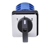 Gettimore Commutateur rotatif 690 V 25 A 1-0-2 3 positions commutateur de transfert triphasé pour équipement industriel, 3 aiguilles, BEM28-25/3 D0723