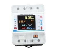 Gettimore Compteur d'électricité intelligent triphasé pour application Tuya Smart 100 A avec protection contre les surtensions pour systèmes solaires PV Montage sur rail DIN 3P4W AC380V Surveillance