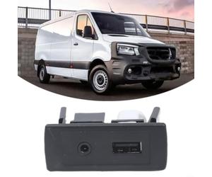 Gettimore Connecteur auxiliaire USB pour Mercedes Vito W447 A4478200087 pour interface média Câble adaptateur prise