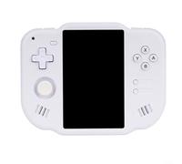 Gettimore Console de jeu à écran tactile vertical pour Zero 40, appareil portable rétro, écran IPS de 4", 30 émulateurs, carte mémoire 64 Go incluse (blanc)