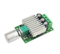 Gettimore Contrôleur de vitesse de moteur CC 12 V-30 V Entrée 10 A Max PWM Régulateur réglable pour machines-outils CNC Impression Textile Équipement de teinture Vert + Argent + Noir