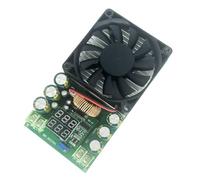 Gettimore Convertisseur abaisseur haute puissance 600W, DC25-120V à DC 1.2-75V réglable, avec ventilateur de refroidissement, module d'alimentation PCB vert/noir