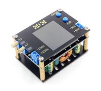 Gettimore Convertisseur DC-DC Buck Boost réglable 0,5-30 V 3 A 35 W/4 A Module d'alimentation avec écran LCD, option de refroidissement du ventilateur, pour protection anti-inversion d'entrée/sortie