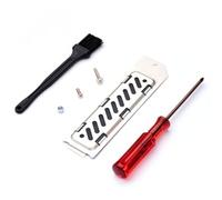 Gettimore Coque de dissipateur thermique SSD en aluminium pour PS5 Pro et PS5 Slim, solution de refroidissement M.2 NVMe avec dissipation améliorée de la chaleur, protection contre la poussière