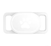 Gettimore Coque de protection en silicone souple absorbant les chocs avec attache sécurisée pour collier d'animal de compagnie, pour peau compacte anti-perte, bleu (B)