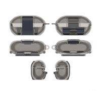 Gettimore Coque de protection pour Beats for Solo Buds, coque rigide légère en ABS avec support, anti-rayures, écouteurs (gris)