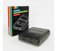 Gettimore Coque de rechange transparente pour console Super Famicom (SFC), en plastique ABS, installation