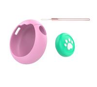 Gettimore Coque en silicone pour Tamagotchi Connection Virtual Pet avec protecteur d'écran, capuchons de touches et cordon de serrage, compatible avec Tamagotchi Paradise, rose/bleu/violet, rose, bleu