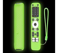 Gettimore Coque en silicone pour télécommande Homatics Box R Plus, légère, résistante aux chocs, antidérapante, avec cordon de suspension, compatible avec télécommande vocale (noir) vert nuit