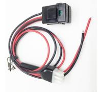 Gettimore Cordon d'alimentation CC à 6 broches de 1 m pour Kenwood pour TS-60s T-900, pour ICOM IC-706 MKIIG, Alinco DX-70TH, fil 12 AWG avec fusible 30 A, noir et rouge