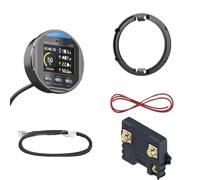 Gettimore Coulomb mètre étanche TR24 avec écran LCD couleur pour surveillance de la batterie LiFePO4, capacité de 0,1 à 1000 Ah, IP68, suivi de la tension en temps réel