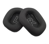 Gettimore Coussin d'oreille et bandeau de rechange pour casque de jeu Logitech G733 G335, cache-oreilles en tissu maille respirante avec clip sécurisé bleu (A)