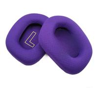 Gettimore Coussin d'oreille et bandeau de rechange pour casque de jeu Logitech G733 G335, cache-oreilles en tissu maille respirante avec clip sécurisé - Bleu (D)