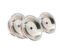 Gettimore Couvercles de capsules de café en acier inoxydable pour VertuoLine 230 ml, disques réutilisables compatibles avec les machines Nespresso, filtre sans silicone sans BPA pour machine à latte