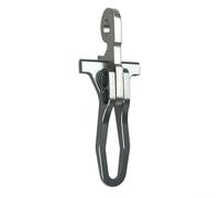 Gettimore Crochet de rechange en alliage d'aluminium avec crochet en acier inoxydable pour tige de selle de vélo Brompton pour vélo pliable 3sixty 64 x 23 x 19 mm (gris)
