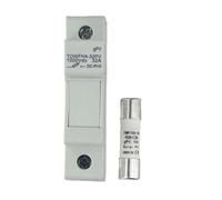Gettimore DC 1000V PV String Fuse with Holder for Solar Panel Systems, | Fusible solaire PV et support pour réseaux de cordes 1000 V DC, boîte à fusibles isolée résistante à la chaleur pour panneau