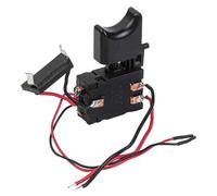 Gettimore DC 7.2 C24V Contrôle électronique de la vitesse Bouton poussoir Déclencheur Commutateur Perceuse électrique, 16 A pour courant maximum, plastique et métal, FA2-16/1WEK