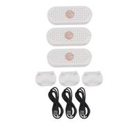 Gettimore Déshumidificateur électrique portable pour la maison, le bureau, les voyages, absorbeur d'humidité rechargeable par USB avec 1 à 5 options