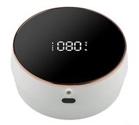 Gettimore Distributeur de savon automatique de 300 ml, distributeur de savon gel mousse sans contact avec affichage de la température, support mural pour salle de bain, matériau ABS + PP, contrôle de