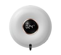 Gettimore Distributeur de savon mural automatique 280 ml avec capteur infrarouge et pompe à mousse rechargeable pour cuisine et salle de bain