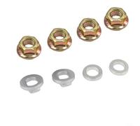 Gettimore E-for Bike en acier de 16 mm pour écrous de moteur et rondelles de sécurité 3000 W-12000 W moteurs arrière, bras de couple anti-desserrage, vélos électriques et scooters, argent (doré)