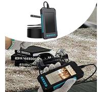 Gettimore Endoscope industriel HD 10,9 cm avec double lentille de 8 mm, puce CMOS A698 1080p, étanchéité IP68, câble de 10 m, batterie 2600 mAh pour inspection de tuyaux