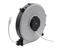 Gettimore Enrouleur de câble de données automatique rétractable - 1,2 m/3 m USB-C et câble de charge Android avec sortie 5 V = 2 A, design compact 103 x 17,5 mm pour l'extérieur, le camping, les